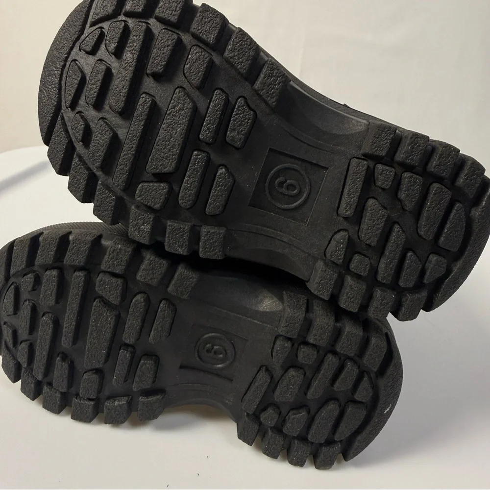 London Fog Jett Waterproof Kids Blue Black‎ Snow Boots sz 6C Winter Outdoor